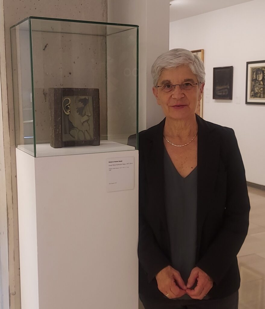 Judit Subirachs, filla de l'escultor, de visita al Museu Abelló, 2026