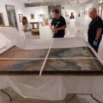 Embalatge de la peça al Museu Abelló